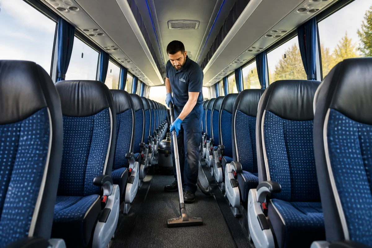 Nettoyage intérieur d’autocar pour garder un véhicule propre et accueillant